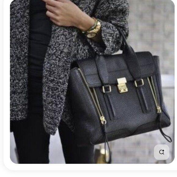 BLACK SATCHEL PURSE!  Like New! - Picture 16 of 16